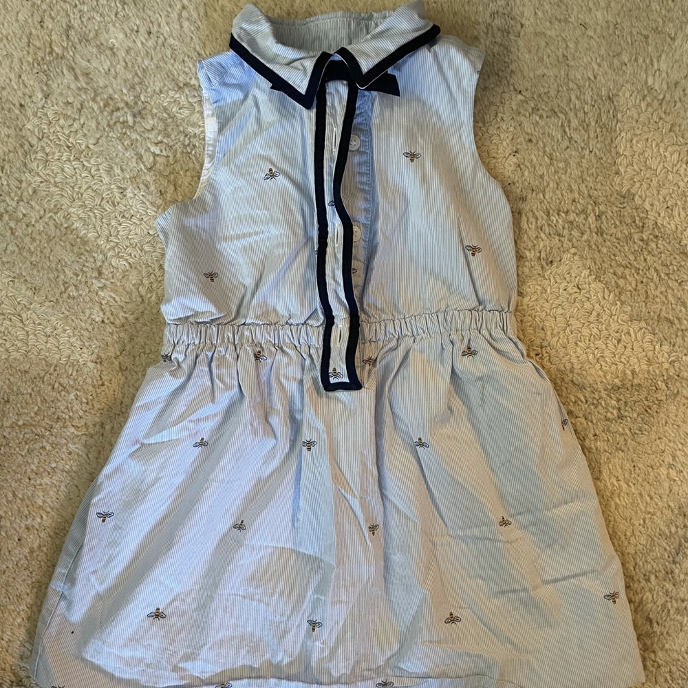 Janie and Jack blue linen dress